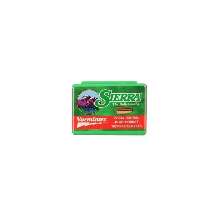 Sierra Varminter .22 Kaliber (.224) 45 GR. Hornet #1210