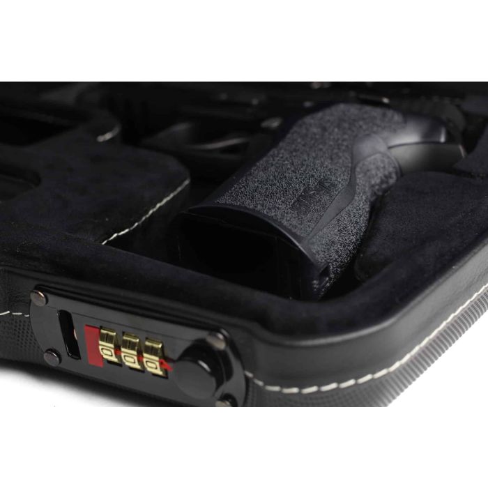 Negrini SIG Luxury Custom Shop Pistol Case - Fits P320, P226, M17 & More, TSA Compliant