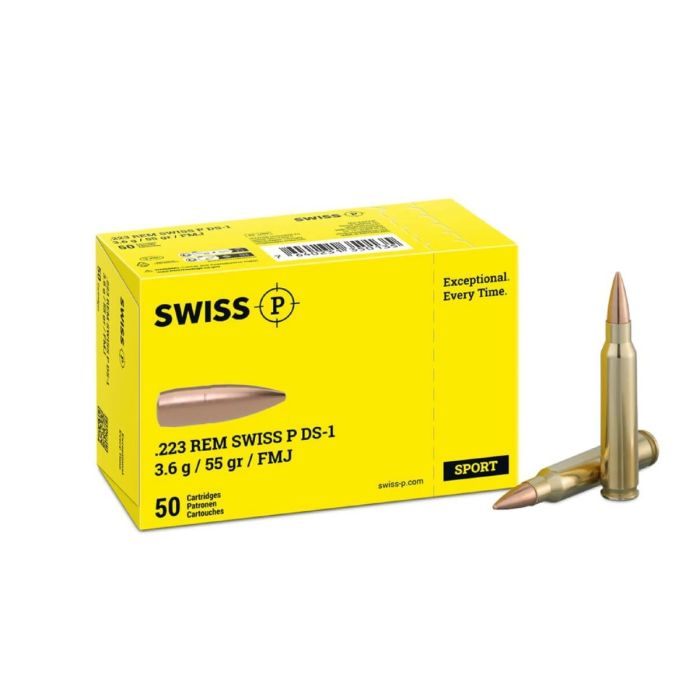 Swiss-P DS-1 .223 Rem FMJ 55 grain