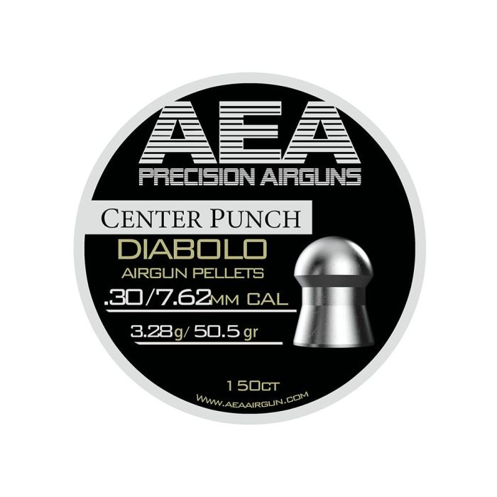 AEA Precision Center Punch Luchtdrukkogeltjes , kaliber .30 (7.62 mm) – 50.5 grain / 3.28 gram.