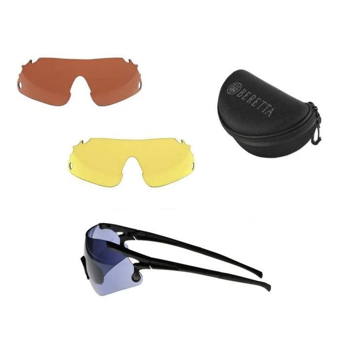 Beretta Competition Schietbril New 3 Lenses Eyeglass Neutral #OC700