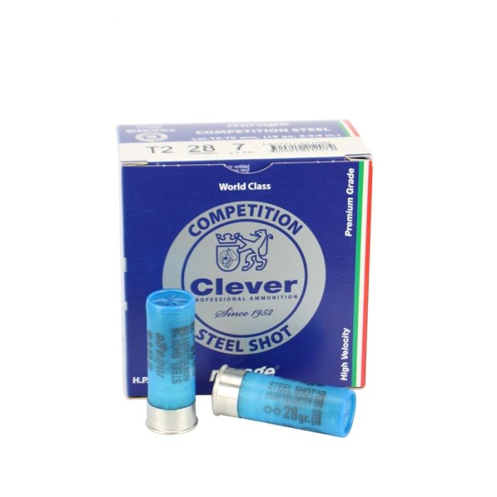 Clever Mirage T2 Hagelpatronen Soft Steel  28 Gram Nr. 7