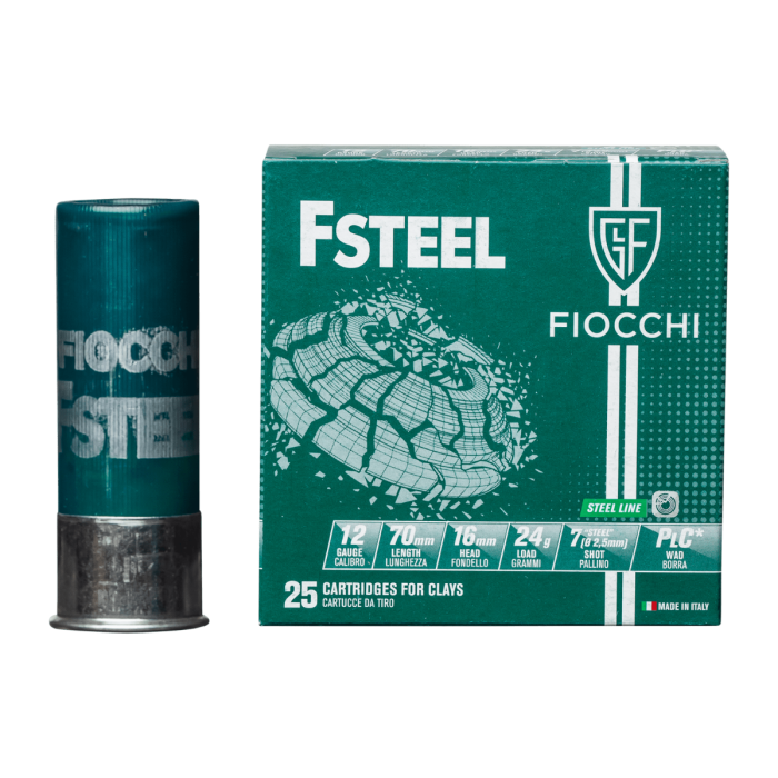 Fiocchi F-Steel Hagelpatronen Kal.12/70 24 Gram Nr.7