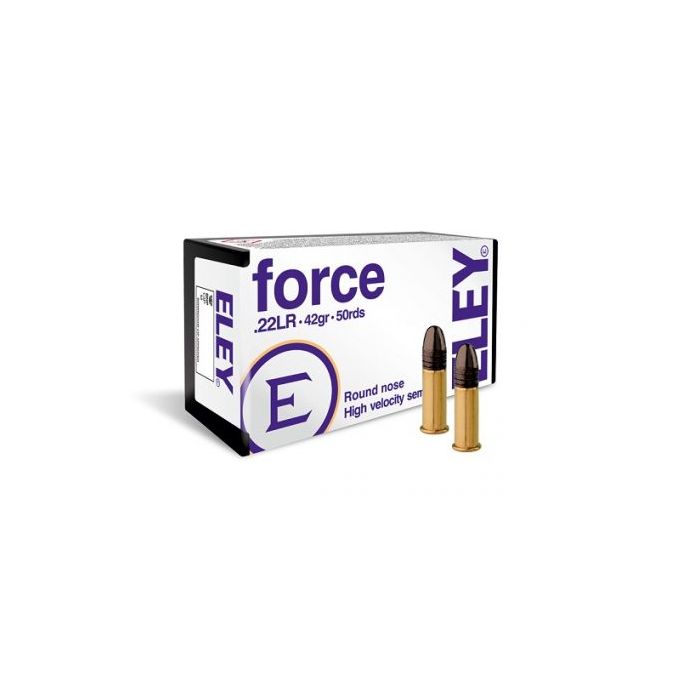 Eley Force Kleinkaliber Kogelpatronen .22 Lr. 42 Grain / 50 pcs