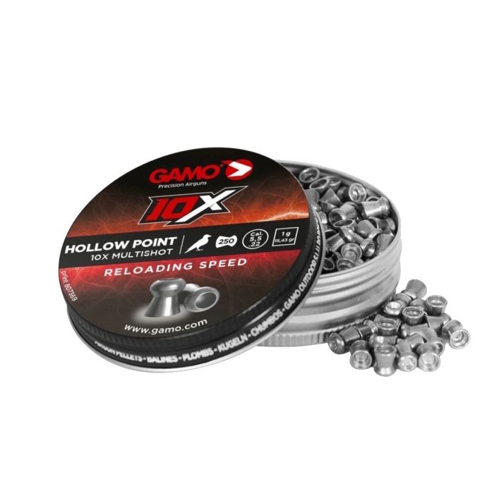 Gamo 10X Hollow Point 5,5mm / 250pcs