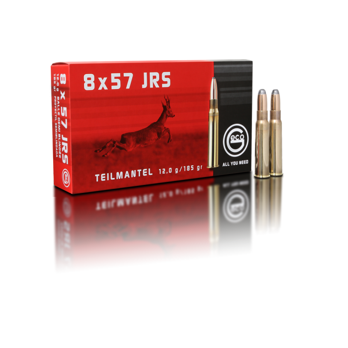 Geco 8x57JRS Teilmantel Softpoint 185 Gr.