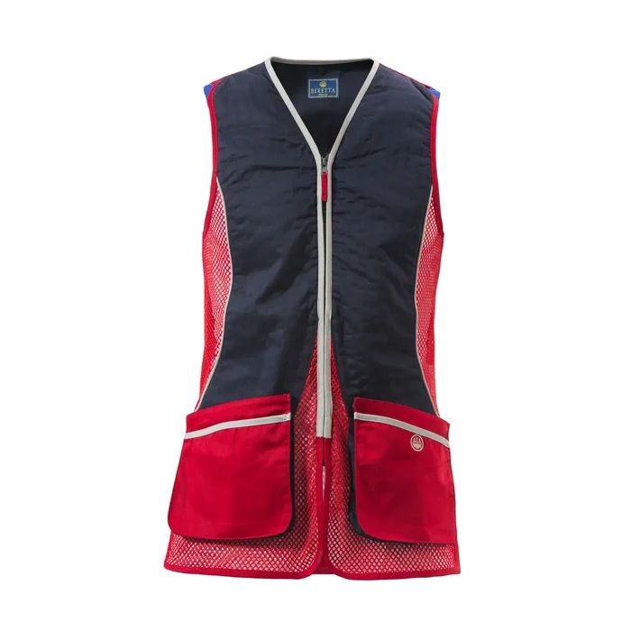 Beretta Schietvest Silver Pigeon Red & Blue GT031 Maat 3XL