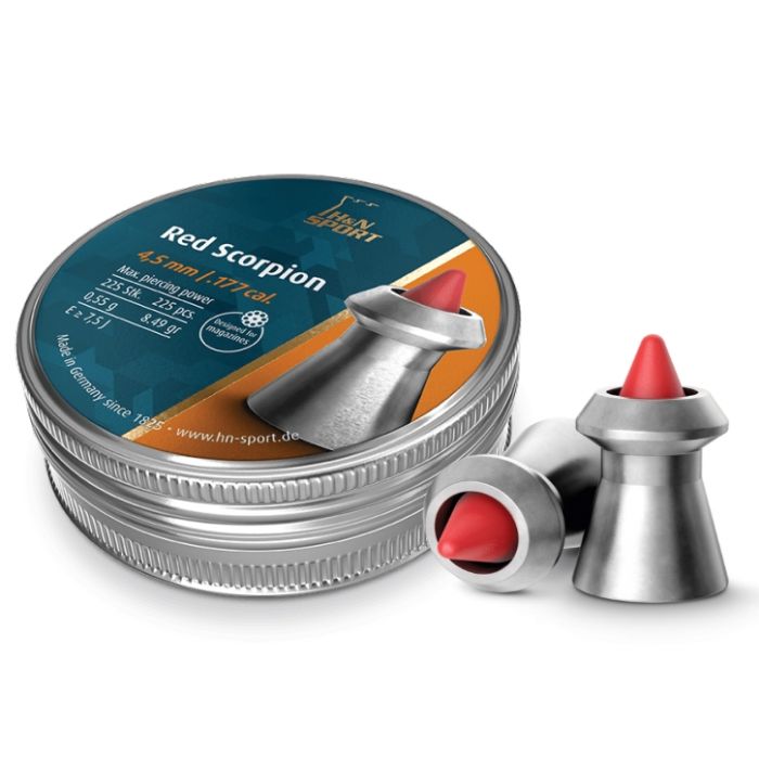 Heandler & Natermann Red Scorpion 4.5 mm 0.55 gram 225 stuks
