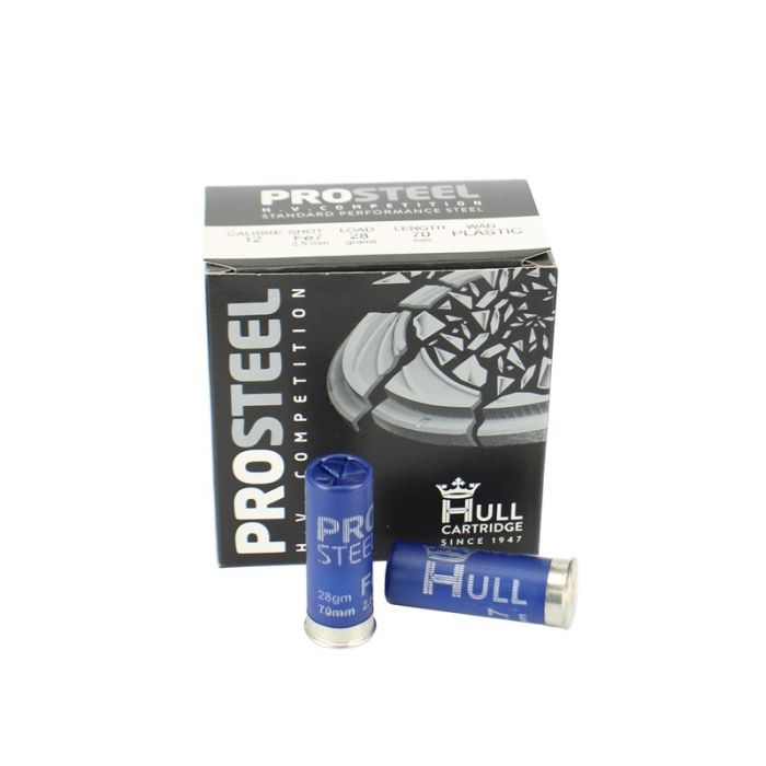 Hull Pro Steel Hagelpatronen Kal.12/70 28 Gram Nr.7 