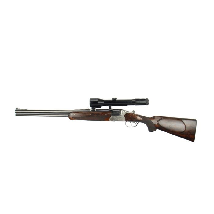 Sodia Ferlach Combinatiegeweer. 2 Lopen Kal. 16 / 6.5x57R / .22WMR (Occ.)