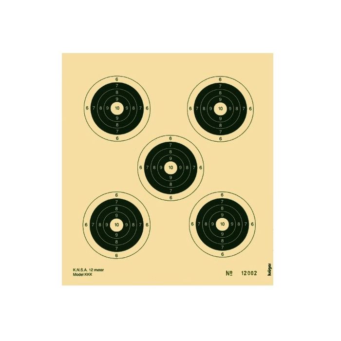 Kruger Schietschijf Klein Kaliber Karabijn 12mtr. #0600N