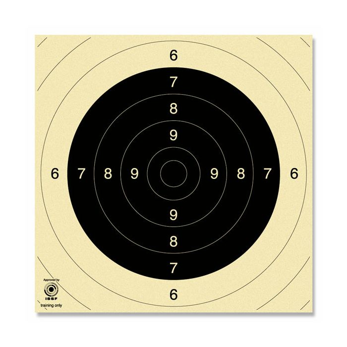 Kruger Schietschijf Vrij-/Sportpistool / 100 mtr.KKG #3130N