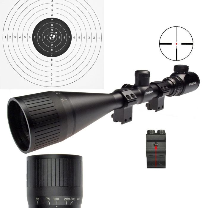 Lensolux Richtkijker 4-16x50 AOE, Red Dot