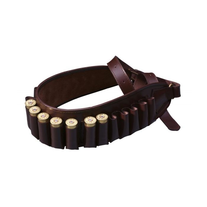 Patroongordel Rundleder #PG403-12, 25 Patronen