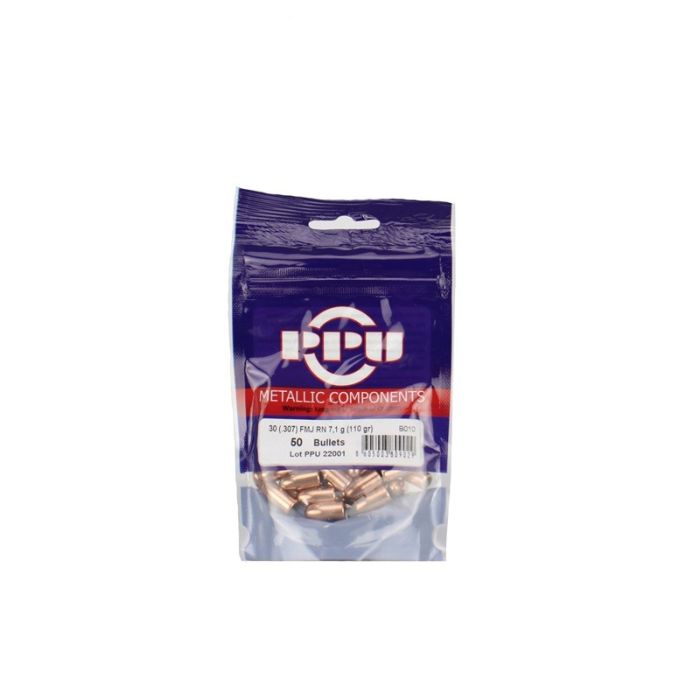 Prvi Partizan Kogelkoppen Cal .30 FMJ 110 gr. 50pcs 