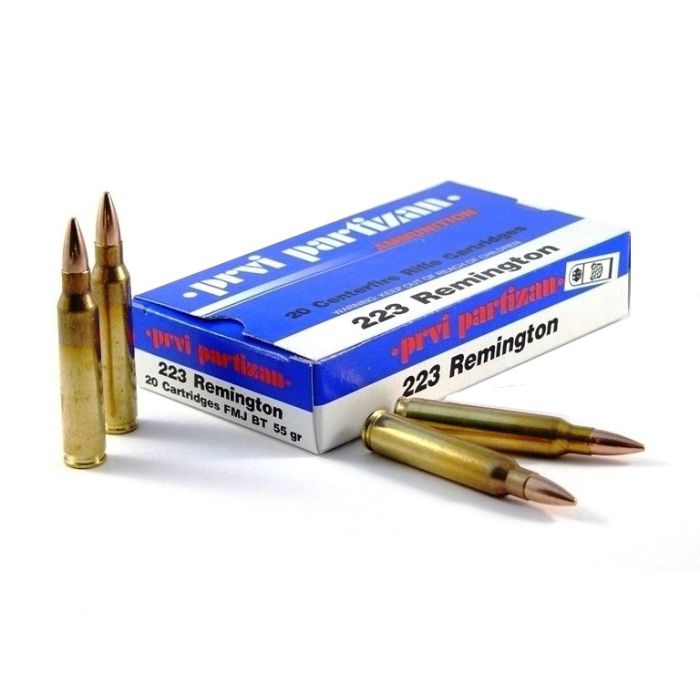 Prvi Partizan .223 Remington. FMJBT 55 Gr.