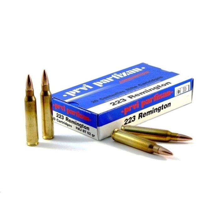 Prvi Partizan .223 Remington. FMJBT 62 Gr.