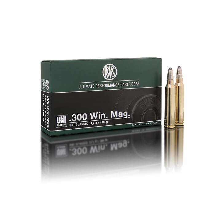 RWS 300 Win Mag. Uni Classic 180 Gr.