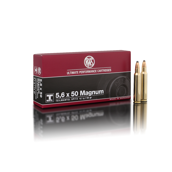 RWS 5,6x50 Magnum T-Mantel Spitz 63 Gr.