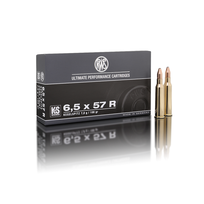 RWS 6,5x57 R Kegelspitz 108 Gr.