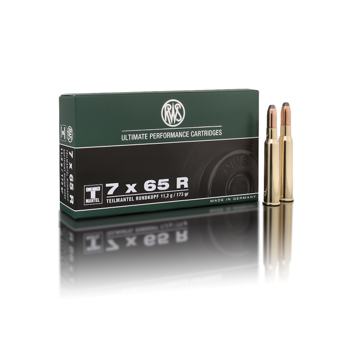RWS 7x65R T-Mantel Rund 173 Gr.