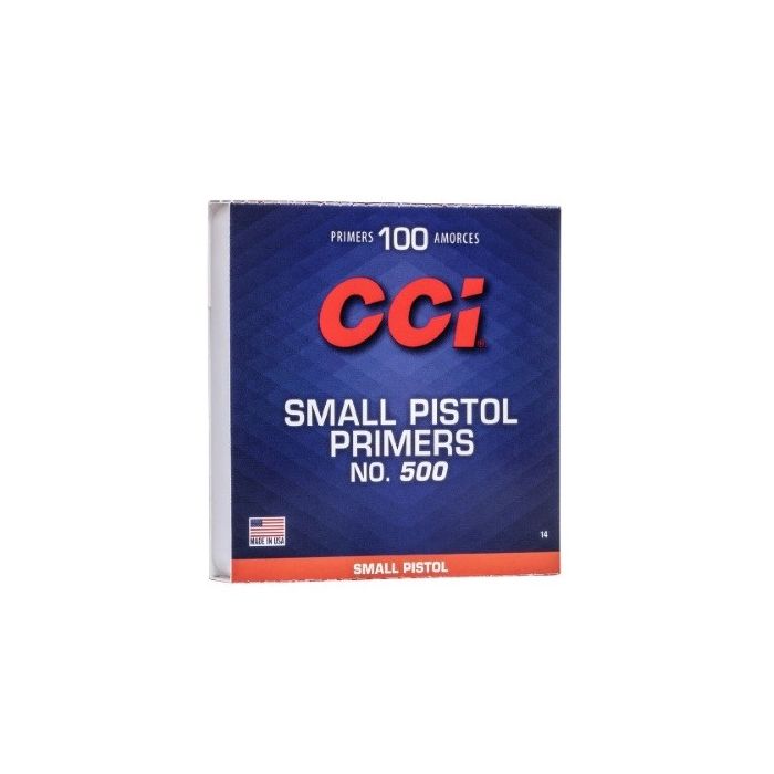 CCI Small Pistol Primers #500 / 1000pcs