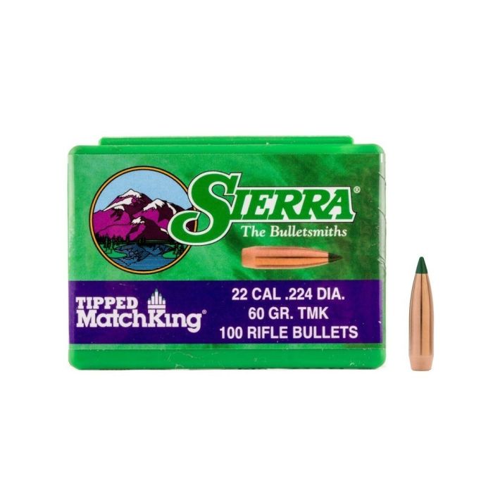 Kogelkoppen Sierra TMK Kal .223 (.224) 60 Grain/100 Stuks #7160