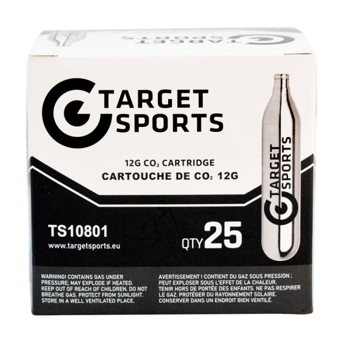 Target Sport CO2 Capsules 12 gram 25 stuks