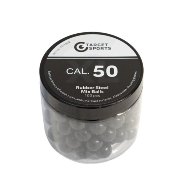 Target Sports Rubber Steel Mix Balls Cal. 50 / 100pcs