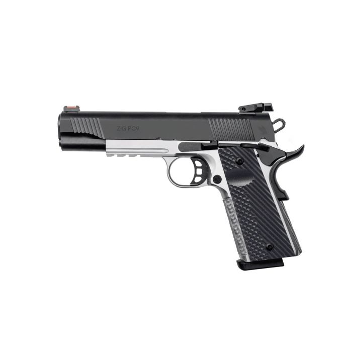 Tisas 9x19 mm ZIG PC9 Bi Color SS/BL Fiber Optic Kal. 9x19 mm