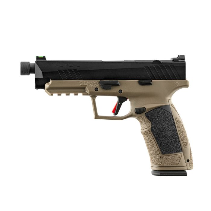 Tisas Zigana PX-9 Gen.3 Tactical Black / FDE Threaded Kal. 9x19mm Optics Ready