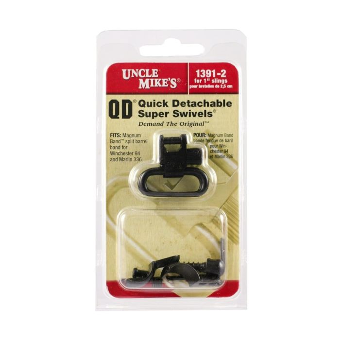 Uncle Mike's Riembeugelset QD Super Swivels Magnum Band #1391-2