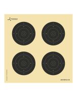 Flip-Target Schietkaarten Precision Air Rifle 25/50 Mtr. 14x14 cm