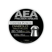 AEA Precision Center Punch Luchtdrukkogeltjes , kaliber .30 (7.62 mm) – 45 grain / 2.92 gram.