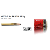 Geco 9,3x74R Teilmantel Softpoint 255 Gr.