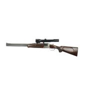 Sodia Ferlach Combinatiegeweer. 2 Lopen Kal. 16 / 6.5x57R / .22WMR (Occ.)