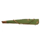 Maremmano Foudraal 132cm Groen Canvas met Bruin Leder #FH301