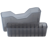 MTM Slip Top Ammobox J-20-MLD-41 Clear Smoke