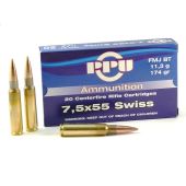PPU Prvi Partizan 7,5x55 Swiss. FMJBT 174 Gr.
