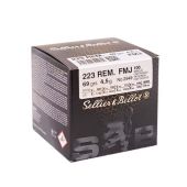 Sellier & Bellot .223 Rem FMJ 69 Gr. 100 Stuks