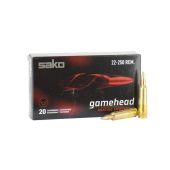 Sako Gamehead Kogelpatronen Kal .22-250 Rem SP 55 grain 