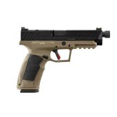 Tisas Zigana PX-9 Gen.3 Tactical Black / FDE Threaded Kal. 9x19mm Optics Ready